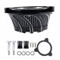 Air Cleaner Intake Filter For Harley Dyna FXDLS Touring 2008-16 Softail C Style