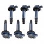 6 Ignition Coil + Spark Plugs for Ford Mazda CX-9 Lincoln MKT MKS MKX UF553 6509