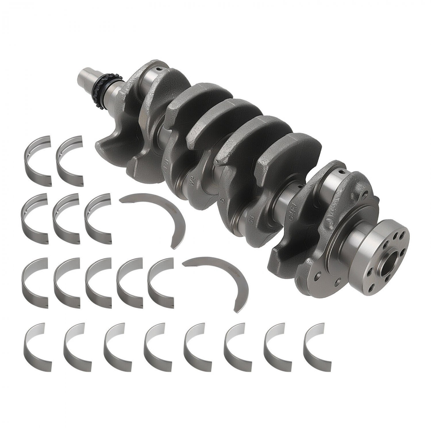 1.6 Turbo Engine Crankshaft + Main & Rod Bearing Kit 23110-2B710 For HYUNDAI KIA