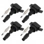 4 Ignition Coils + Spark Plugs For Kia Hyundai Elantra Kona Sonata Tucson UF817