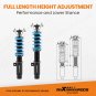 Coilovers 24 Step Damper Adjustable Suspension Kit For BMW E46 M3 2001-2006