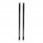4pcs Black Steel Cargo Shipping Container Shelving Shelf Bracket Powder Coated