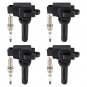 4 Ignition Coils + Spark Plug For Subaru Impreza 2012 Forester 11-12 UF664 93501
