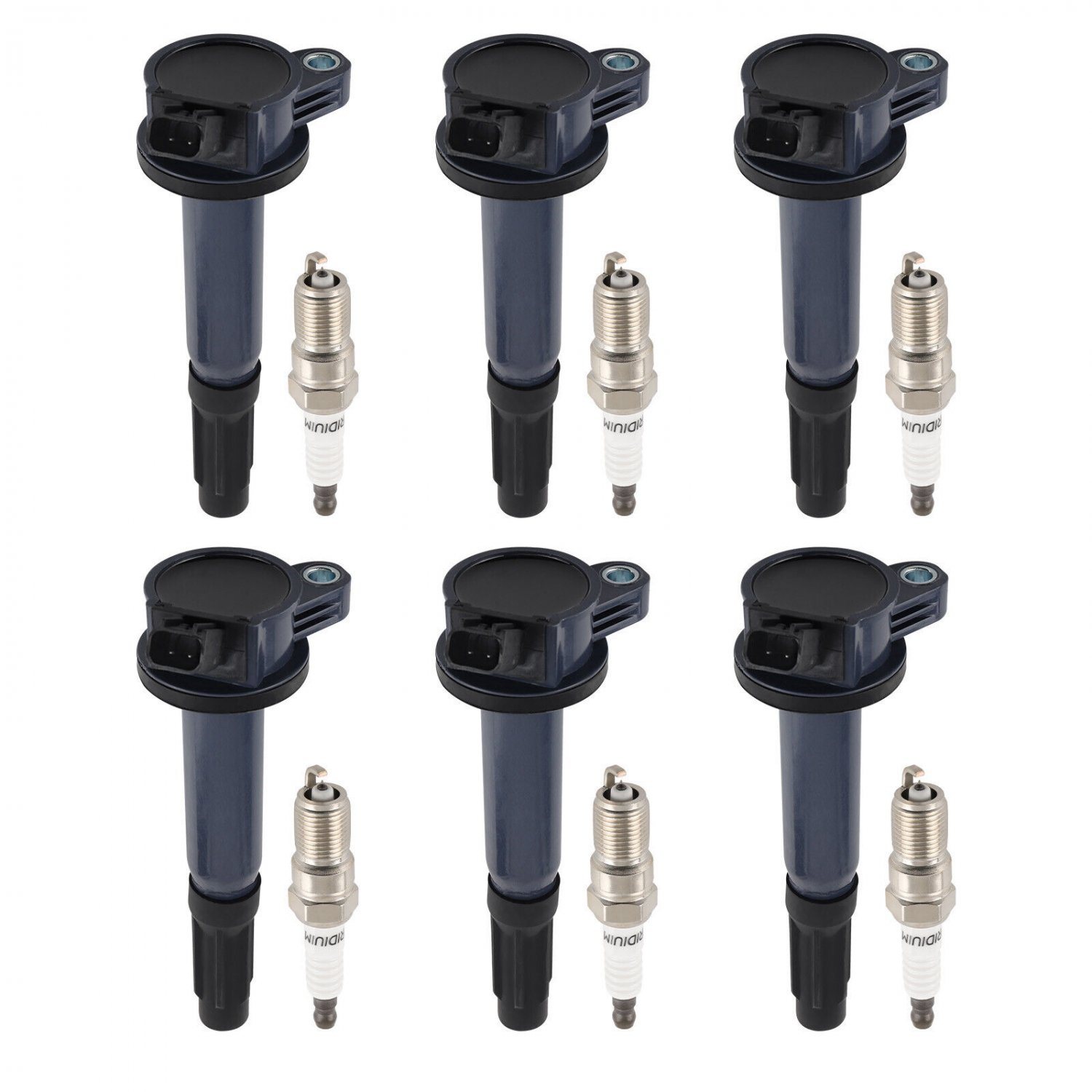 6 Ignition Coil + Spark Plug For Ford Escape Fusion Lincoln Zephyr Mercury UF486