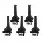 5 Ignition Coil + Spark Plug For Volvo C30 C70 S40 S60 V50 XC70 2.5L L5 ‎UF517