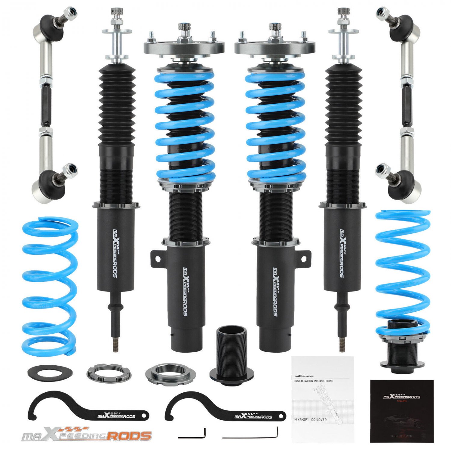 MaXpeedingrods T6 Coilovers Damper Struts for BMW 3-Series E90 E92 E93 2005-2013