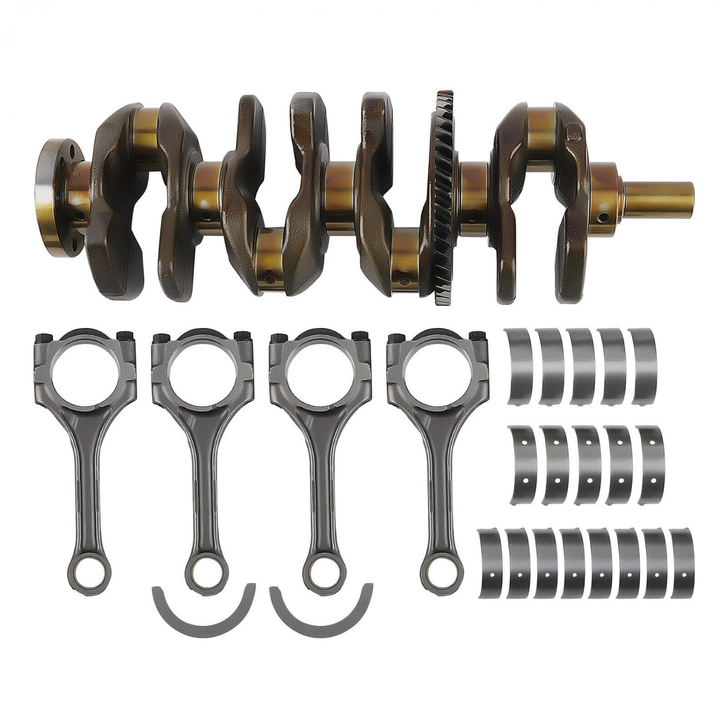 2.4L Crankshaft & Connecting Rods & Main Rod Bearings for Toyota Scion 2AZ-FE