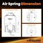 Air Spring Suspension Bellow Bag for Volvo 85101151 for Firestone W01-358-9780