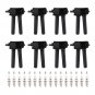 8 Ignition Coils + 16 Spark Plugs For Chrysler 300 Dodge Charger Ram Jeep Grand