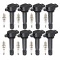 8 Ignition Coils + Spark Plugs For Volvo S80 2007-2010 XC90 2005-2011 4.4L UF574