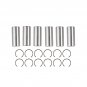N55 3.0L Engine Rebuild Pistons Gasket Bearings Kit w/ Crankshaft & Rod For BMW