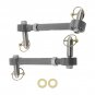 Front Sway Bar Links Disconnect Track Bar For 07-18 Jeep Wrangler JK 2.5-6â Lift