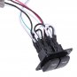 Double Rocker Trim Tab Control Switch Set 10222-211D
