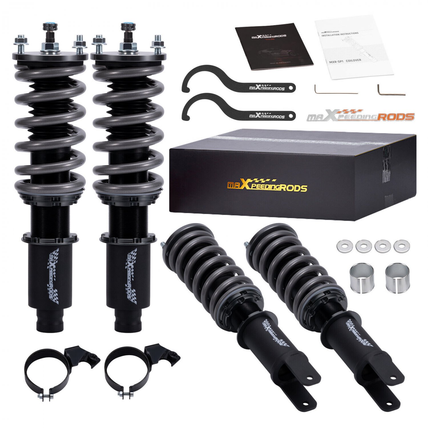 Maxpeedingrods T7 Coilovers Struts Shocks Kit For Honda Civic EG EK EJ 1992-2000