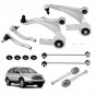 Suspension Kit Front Lower Control Arms Sway Bar Tie Rod For 2007-2013 Acura MDX