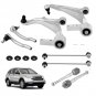 Suspension Kit Front Lower Control Arms Sway Bar Tie Rod For 2007-2013 Acura MDX