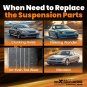 2x Alignment Kit Adjustable Rear Toe Arms For 1988-2000 Honda Civic del Sol CRX