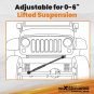 HD Track Bar Rear Adjustable 0-6in Lift Kits for 2003-23 2024 4Runner FJ Cruiser