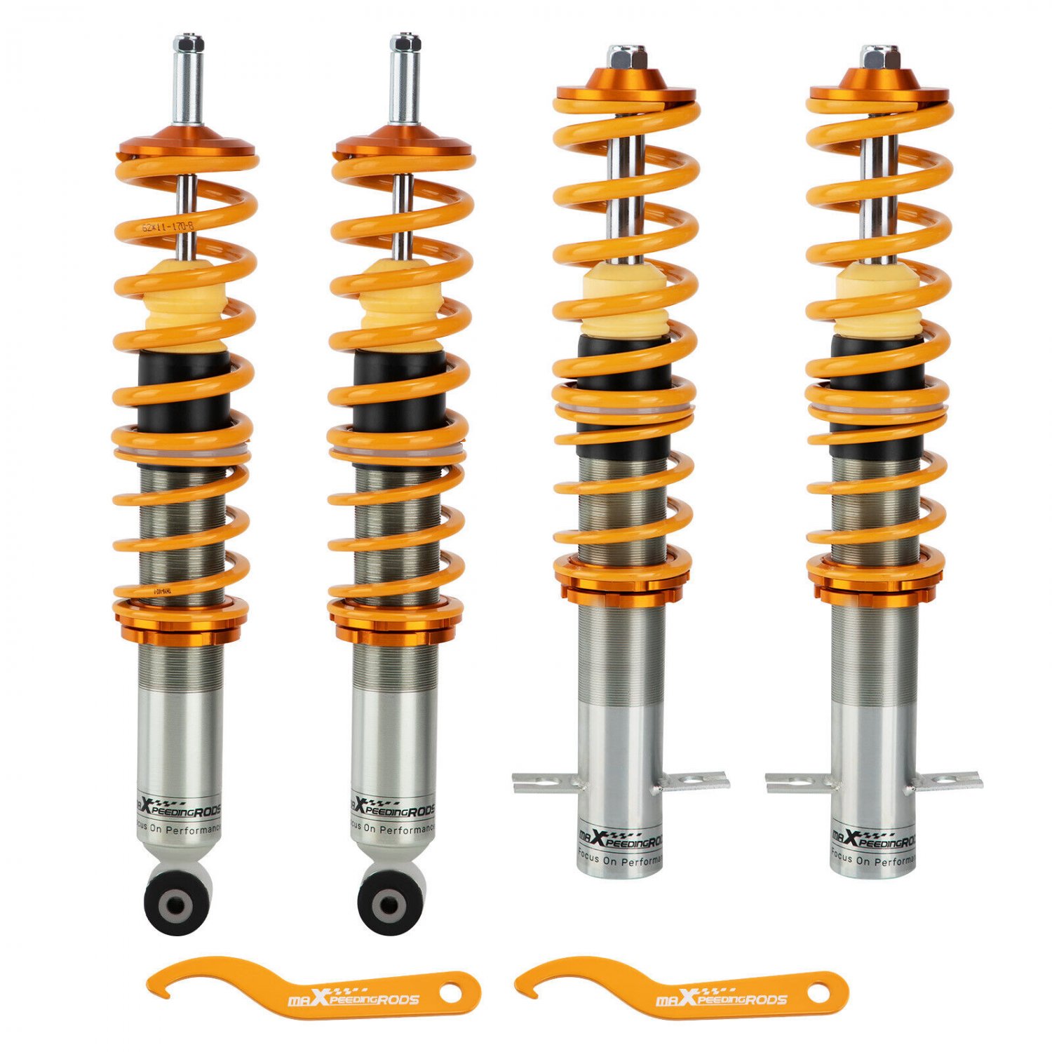 MaXpeedingrods Coilover Shocks Absorber Kit For VW MK1 Rabbit Jetta Scirocco