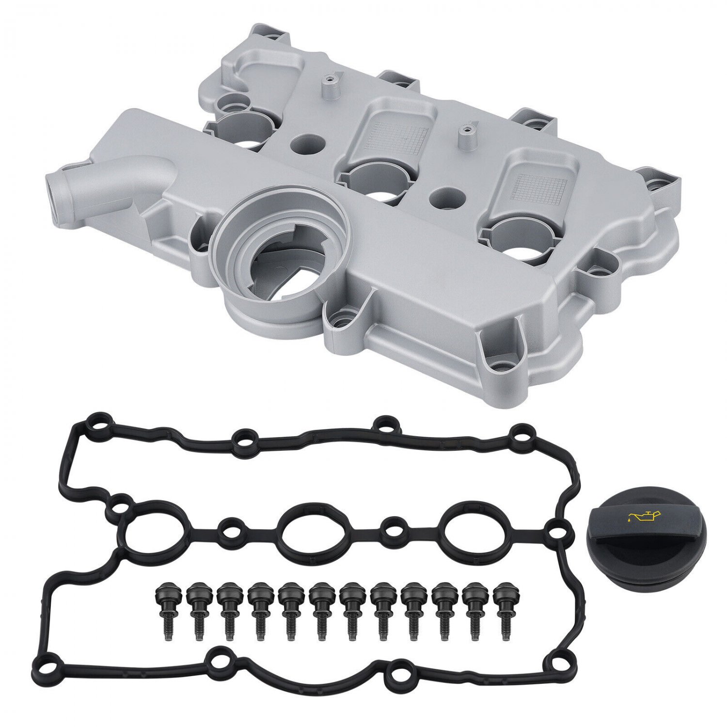 Engine Valve Cover w/ Gasket Kit for Audi A4 A5 Q7 S4 S5 VW Touareg 06E103471N