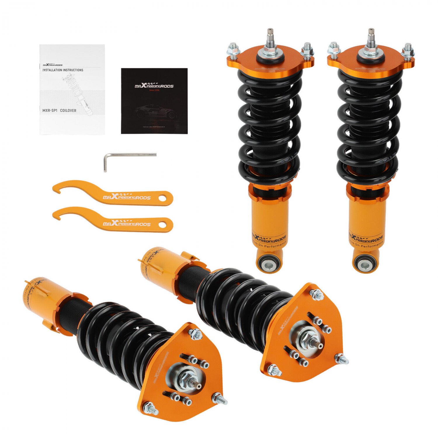 MaXpeedingrods Coilovers 24 Step Damper Kit for Subaru Legacy Sedan 4-Door 00-04