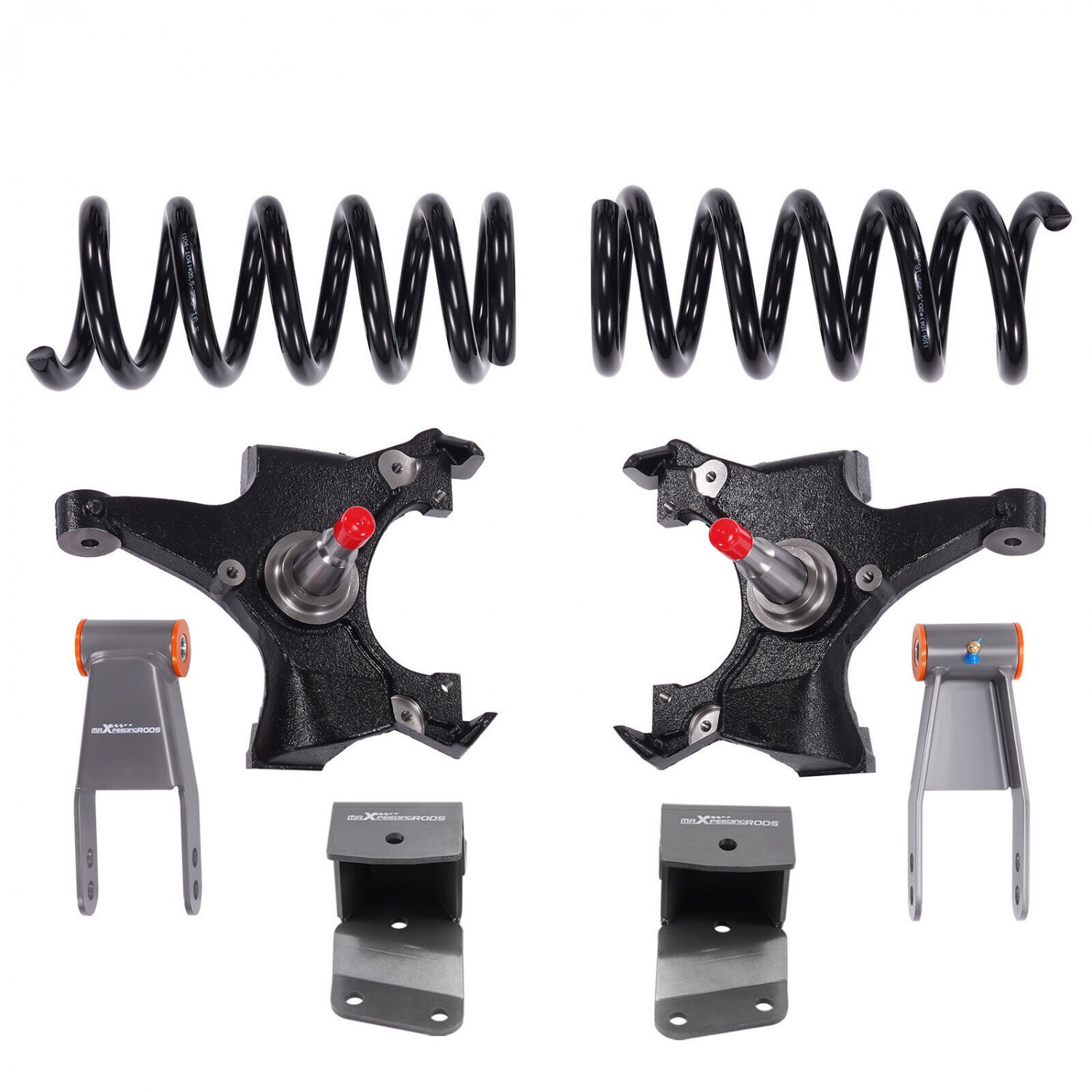 Front 4" & Rear 3-4" Drop Kit FOR Chevrolet GMC C1500 88-1998 2WD