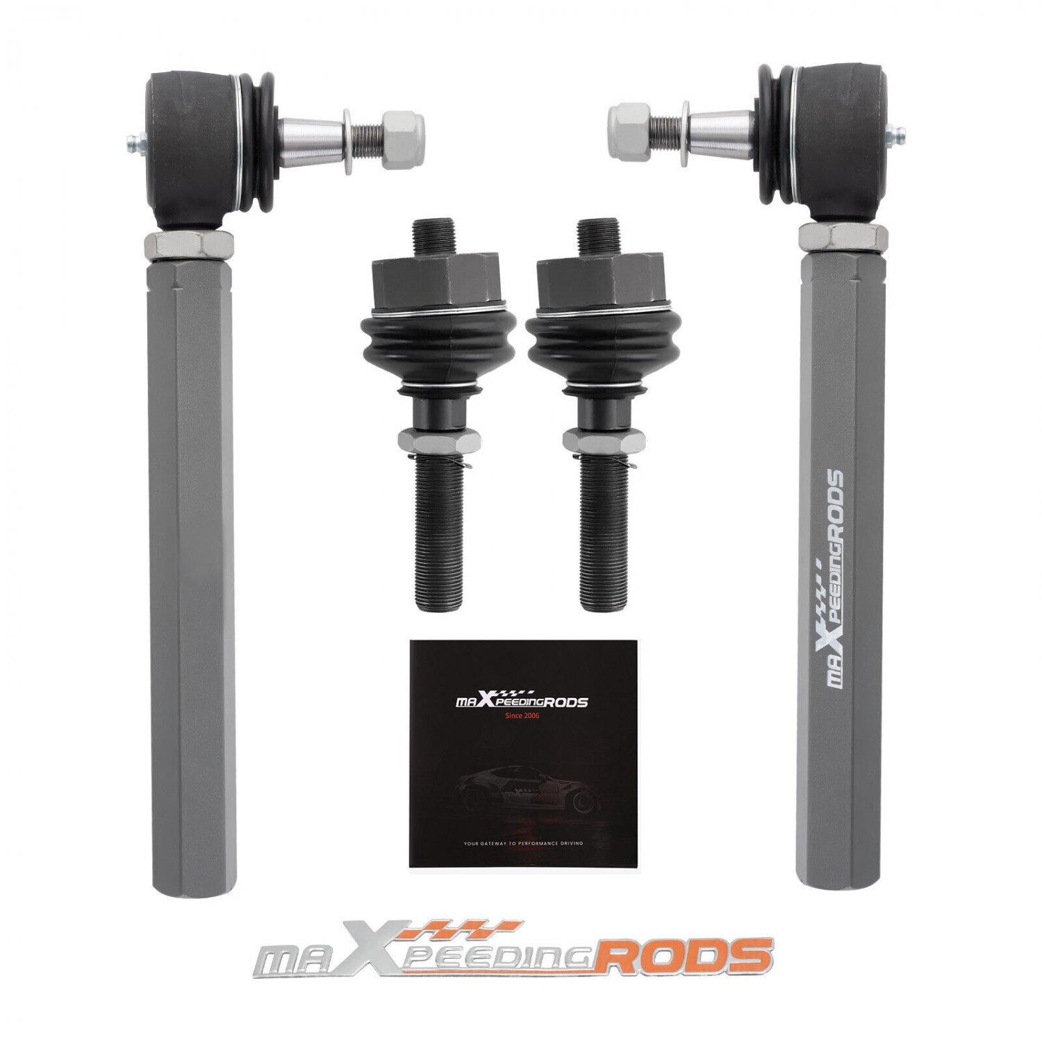 Heavy Duty Tie Rod Assemblies For 2001-2010 Chevy GMC 2500HD 3500HD 3500