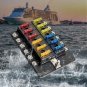 Universal Blade Fuse Box Holder Power Block W/ Light Indicator for Car Auto etc
