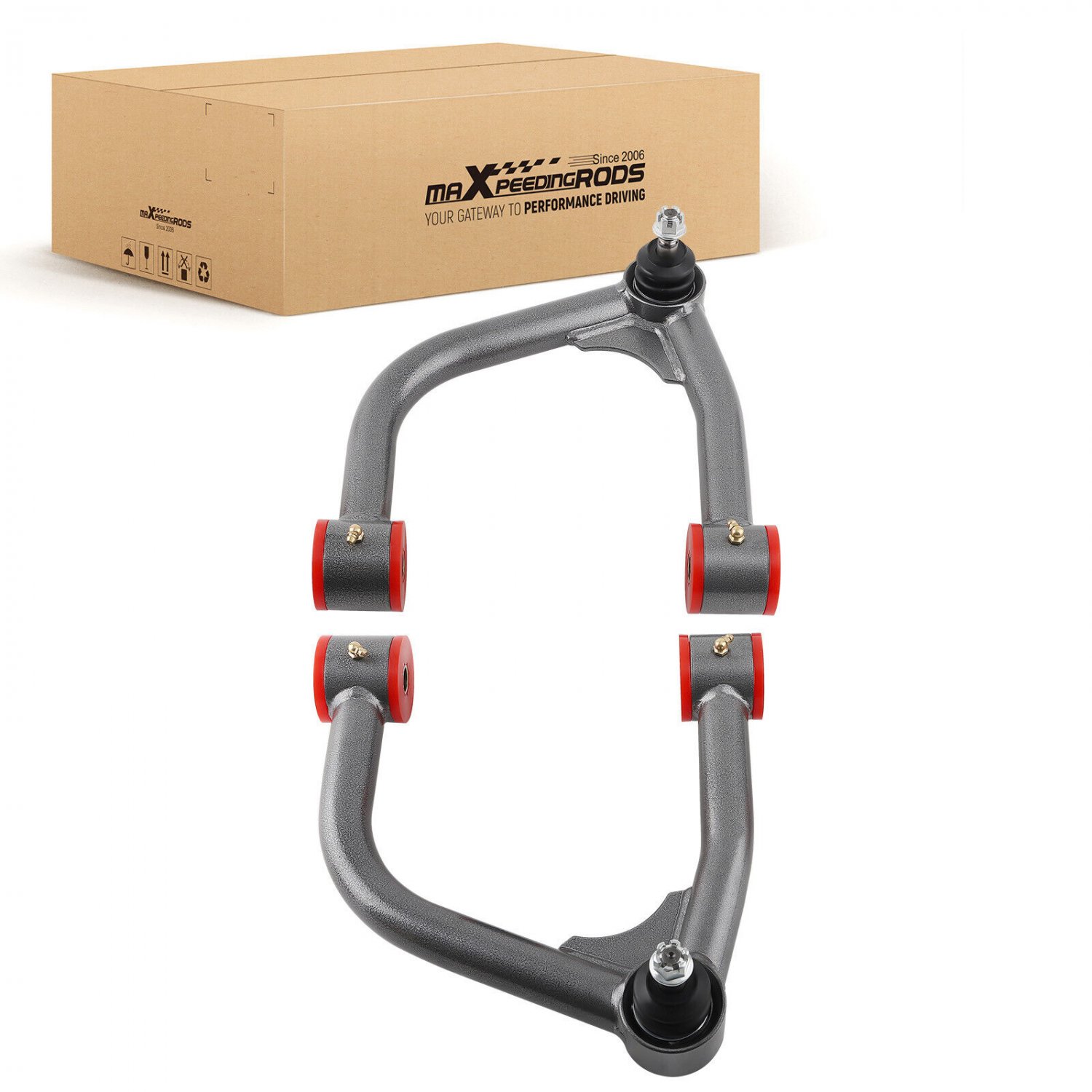 2-4" Lift Front Upper Control Arms Upgraded for 2007-2022 Toyota Tundra Sequoia