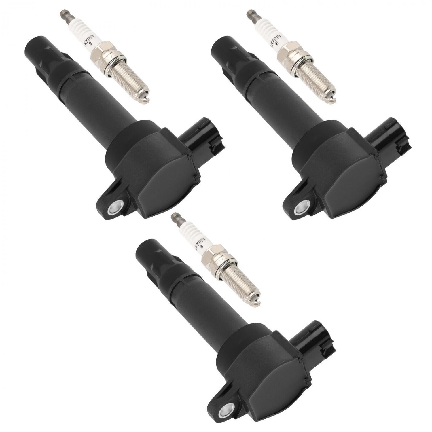 3 Ignition Coils + Spark Plugs For Smart Fortwo 1000CC L3 2008-2015 UF681 95983