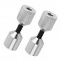 2pcs Flange Two Hole Pin Kit Stainless Steel 1-1/8in Diameter 304 3/8''-1.0 ''