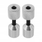 2pcs Flange Two Hole Pin Kit Stainless Steel 1-1/8in Diameter 304 3/8''-1.0 ''