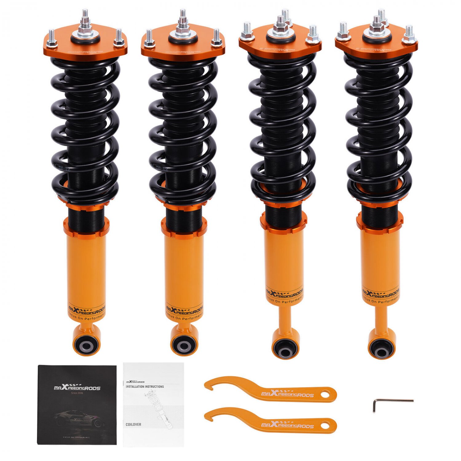 MaXpeedingrods Adjustable Coilovers Shocks Spring Kits For LEXUS IS300 2000-2005