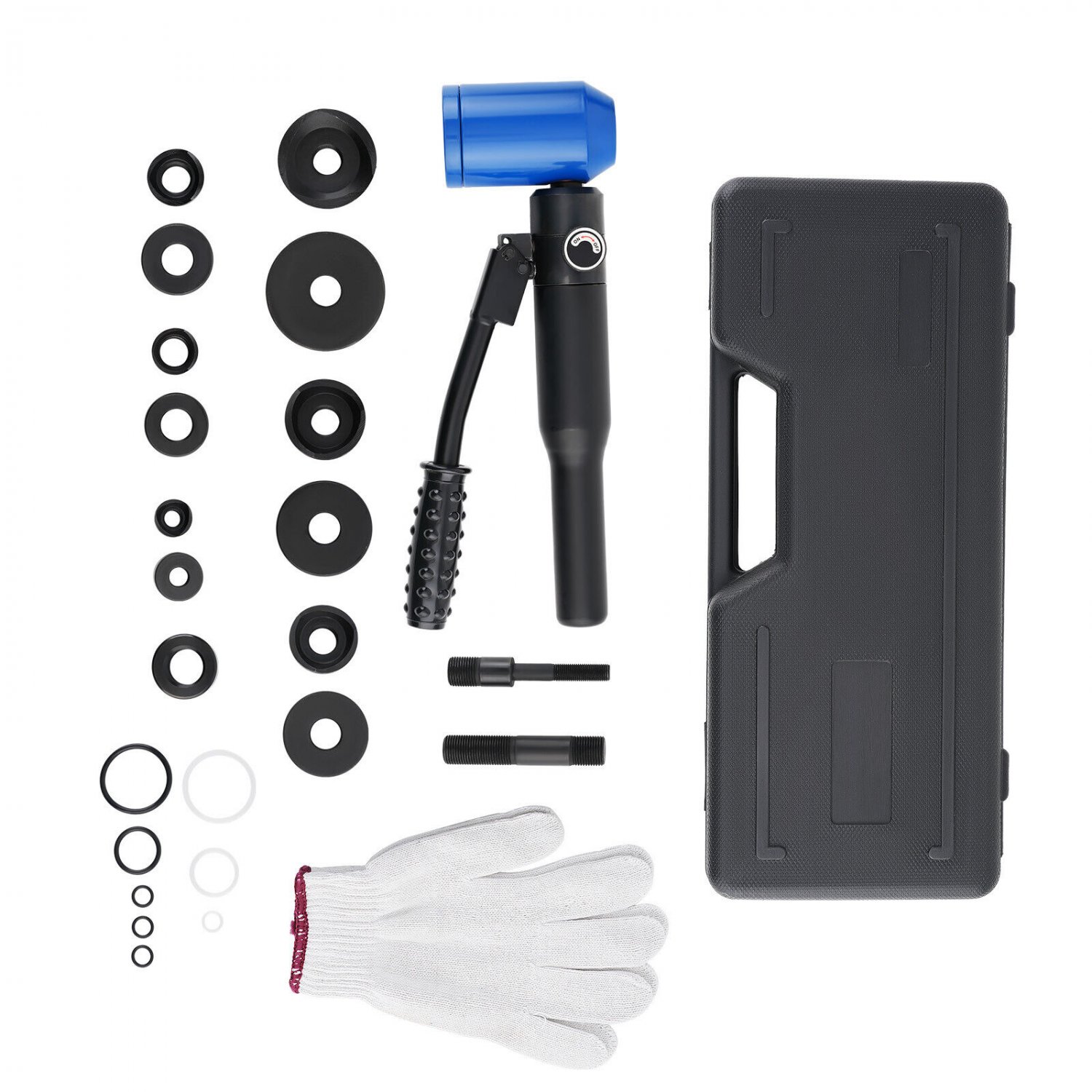 Hydraulic Knockout Hole Punch Driver Kit  Electrical Conduit Hole Cutter Set
