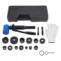 Hydraulic Knockout Hole Punch Driver Kit Electrical Conduit Hole Cutter Set