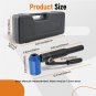 Hydraulic Knockout Hole Punch Driver Kit Electrical Conduit Hole Cutter Set