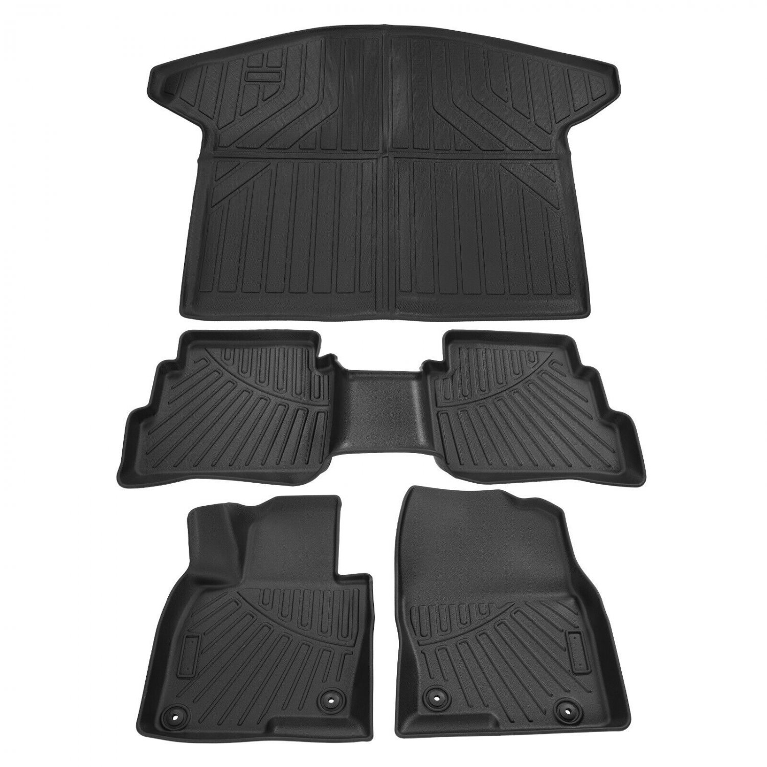 Floor Mats Trunk Mats Cargo Liners For Mazda CX-5 2017-2024 Rubber TPE