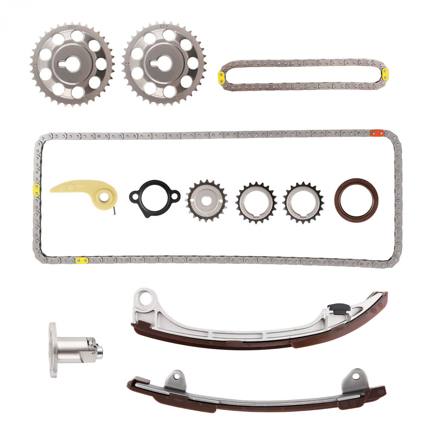 Engine Timing Chain Kit Aluminum For Toyota RAV4 2.0L 2.4L DOHC L4 16V