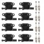 Set of 8 Ignition + Spark Plug For Chevrolet Suburban Saab Isuzu GMC Buick UF413