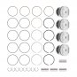 Engine Piston & Rings for Cadillac ATS CTS XT5 XTS CT6 2.0T 2013-2019 12652809
