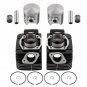 2x Cylinder Rebuild Kit Pistons Rings Pins Kit for Yamaha RD350 1973 1974 1975