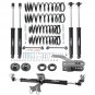 4" Lift Kit w/ Dual Stabilizer Steering For Jeep Wrangler JK 4-Door 2007-18