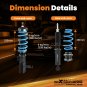 MaXpeedingrods T6 Coilovers 24 Step Damper Struts Kit For Chevrolet Malibu 13-15
