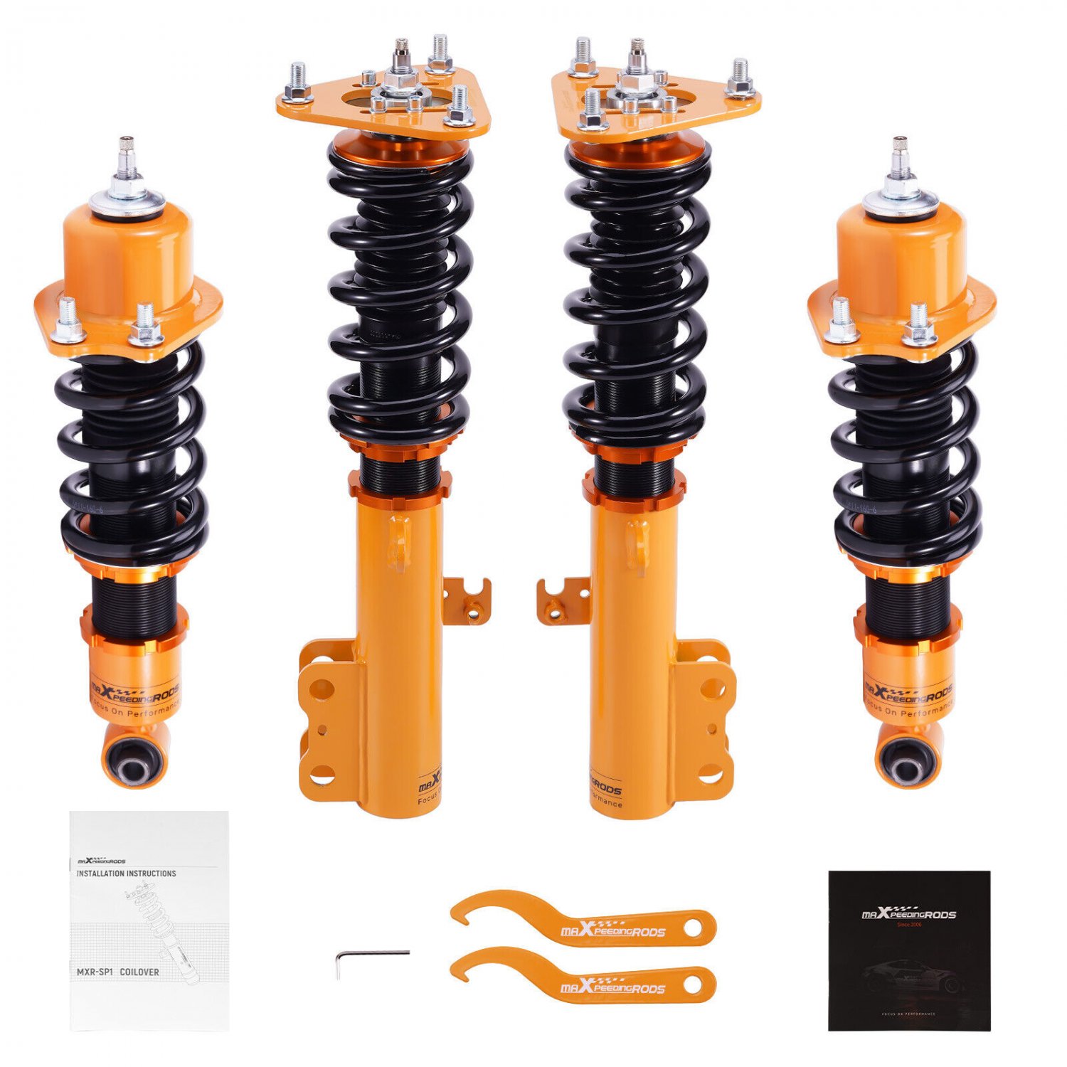 Coilovers 24 Way Damper Struts Shock Suspension Kit For Scion tC 05-10