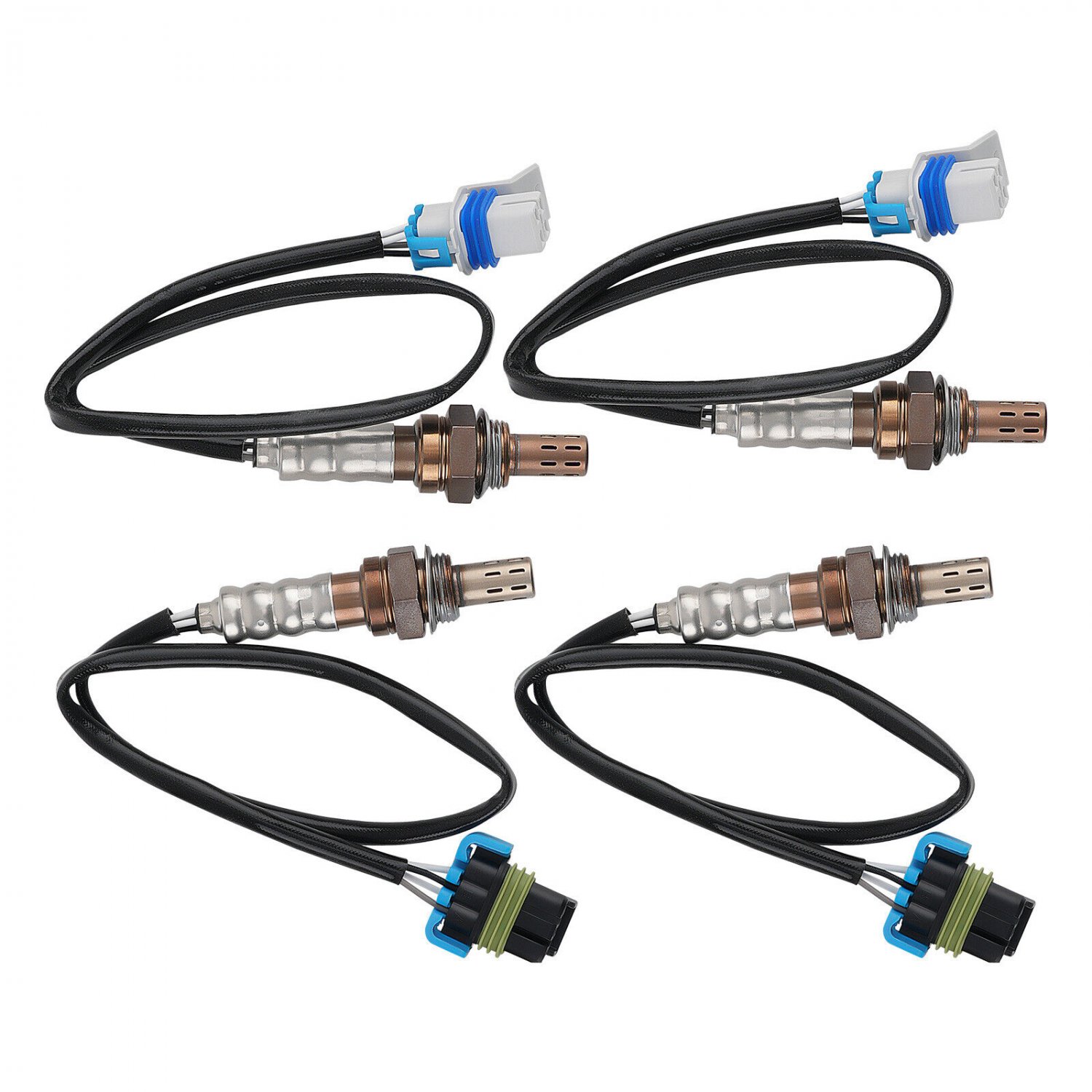 4PCS Up+Down Oxygen Sensor For Cadillac Escalade ESV V8, 6.0L 2003-2006 234-4669