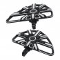 Black Floorboard Foot Pegs Male Mount Footboard For harley Touring Electra Glide