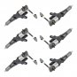 6X Diesel Fuel Injector For Hino J08E SK350-8 SK200-8 SK210-8 SK250-8 SK330-8