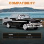 Front + Rear Sway Bar Kit Bars w/ Linkage for 1955-1957 Chevy Car Bel Air Nomad
