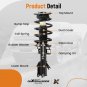 Front Pair Complete Struts Shock Absorbers w/ Springs For Ford Fusion 2013-2020