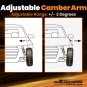 4pcs Adjustable Front Rear Camber Arm Kit For Honda Accord 2003-2007 Acura TSX